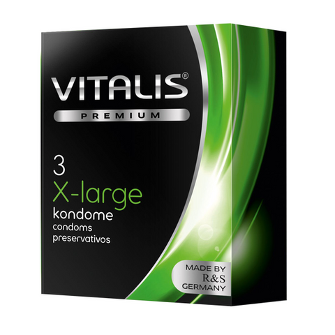 Презервативы увеличенного размера Vitalis premium X Large, 3 шт V1234 фото