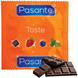 Презервативи зі смаком та ароматом шоколаду Pasante Taste Chocolate, 3 шт PSN001 фото