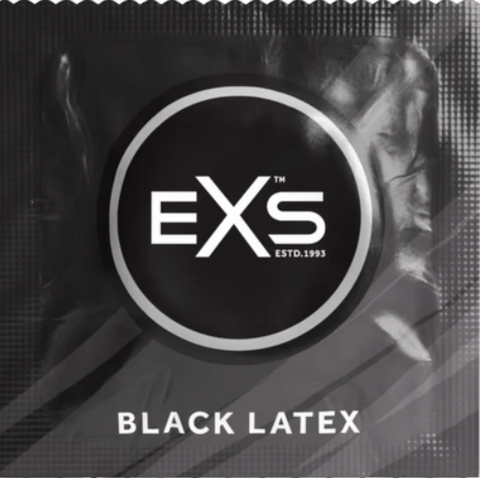 Презервативы черного цвета EXS Black Latex, 3 шт. EXS74833 фото
