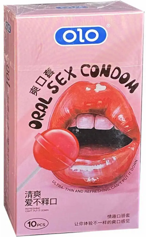 Презервативы оральные OLO Oral Candy со вкусом конфеты, 10 шт Ol16 фото