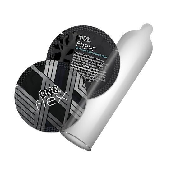 Супертонкие презервативы ONE Flex Graphene Condom, 10 шт SX0787 фото