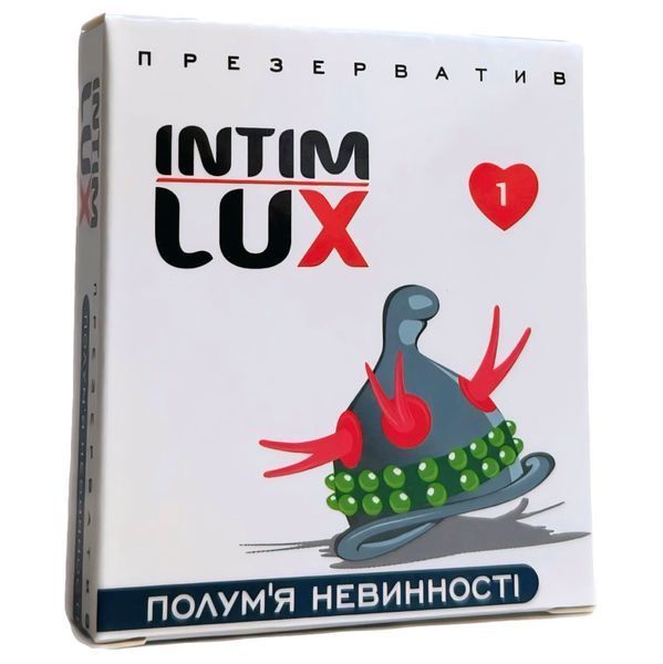 Презерватив с усиками Intim Lux Пламя невинности, 1 шт L3659 фото