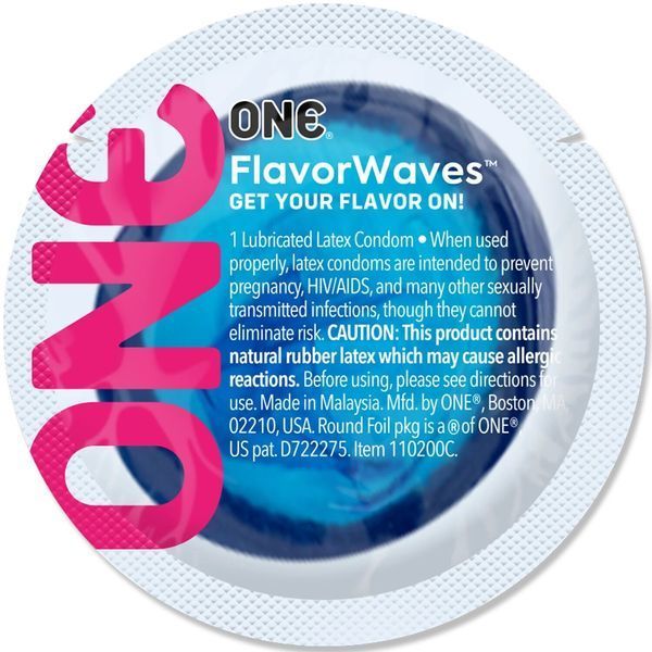 Презерватив ONE FlavorWaves Island Punch со вкусом коктейля, 1 шт SX0750 фото
