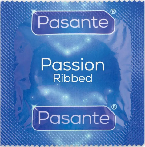 Стимулирующие презервативы с ребристой структурой Pasante Ribbed Passion, 3 шт 500661-01 фото