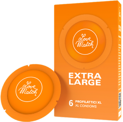 Презервативы увеличенного размера Love Match Extra Large, 6 шт 8118000007 фото